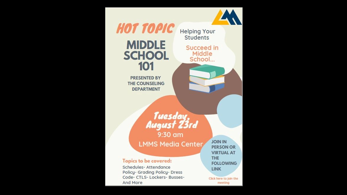 Hot Topics - Middle School 101